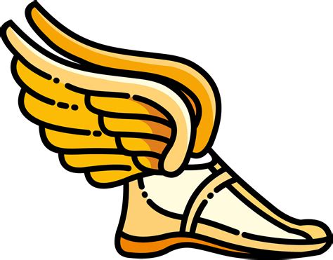 clipart hermes foot gold|Hermes Sandals illustrations .